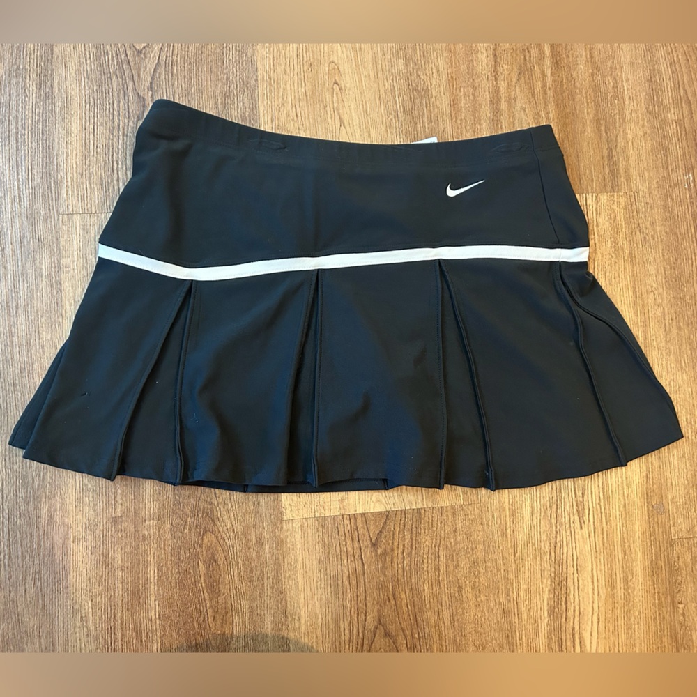 Nike Black Skater Mini Skirt Athletic Pleated